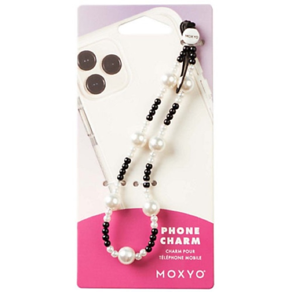 🆕 Pearl Look Beaded Cell Phone Lanyard Universal Elegant Wristlet Travel Helper